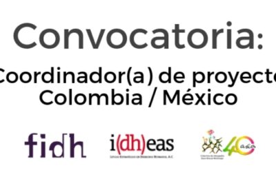 Convocatoria para coordinador(a) de proyecto Colombia / México