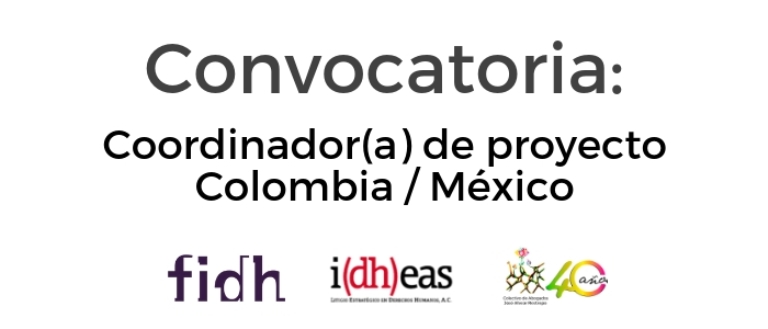 Convocatoria para coordinador(a) de proyecto Colombia / México