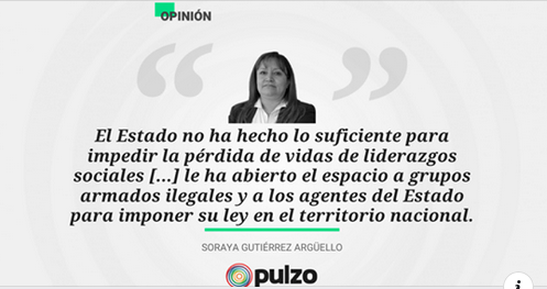 La justicia contra el asesinato de líderes sociales