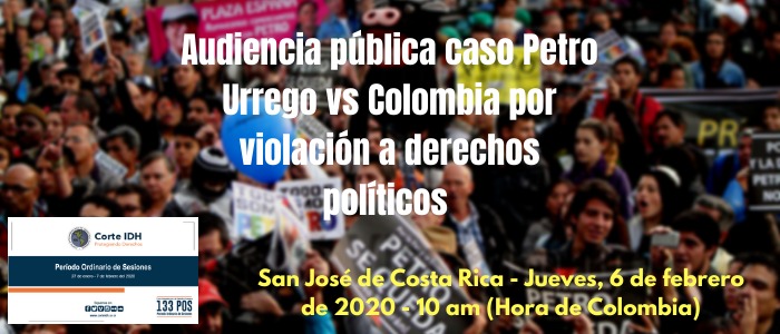 #Reviva Audiencia Pública caso Petro Urrego vs Colombia Corte IDH
