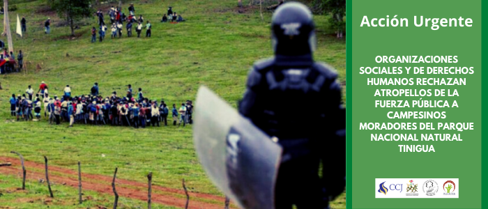 Organizaciones rechazan atropellos de la Fuerza Pública a campesinos del Parque Nacional Natural Tinigua