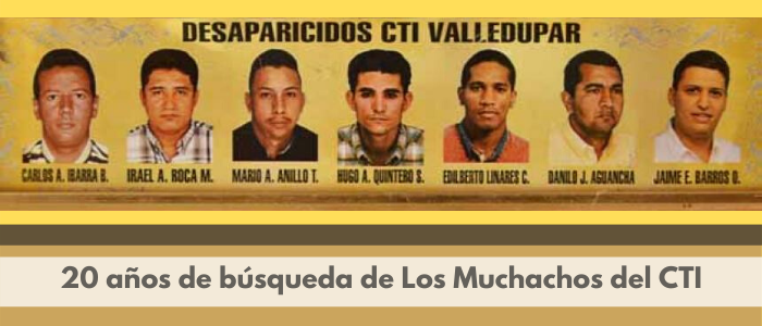 20 años de búsqueda de los muchachos del CTI