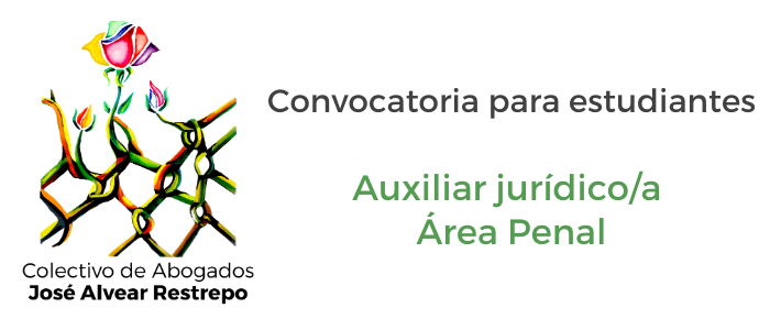 Convocatoria para el cargo de auxiliar jurídico(a) para el Área Penal