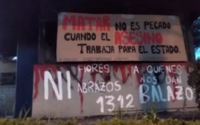 Proteger a quienes nos asesinan es una conducta de un gobierno fascista y genocida