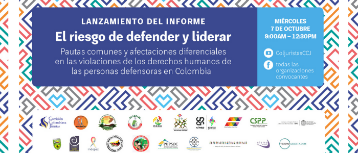 Informe “El riesgo de defender y liderar”