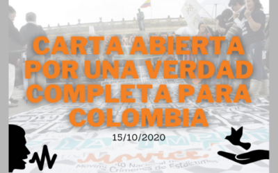 Carta abierta por una verdad completa para Colombia