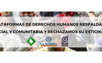 Las plataformas de derechos humanos respaldamos la Minga social y comunitaria y rechazamos su estigmatización