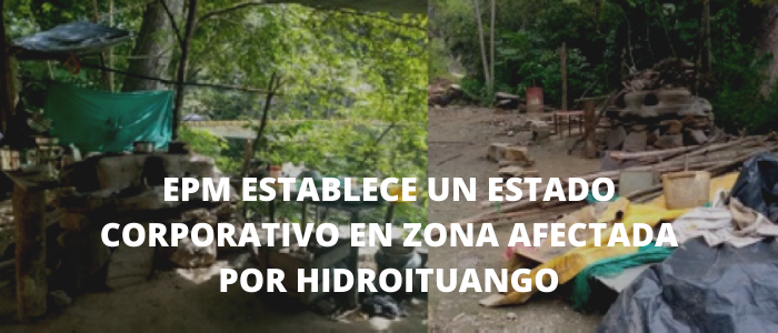 EPM establece un estado corporativo en zona afectada por Hidroituango