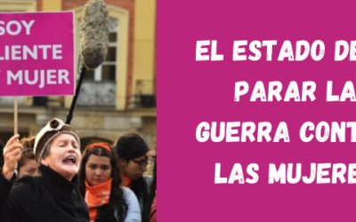 El Estado debe parar la guerra contra las mujeres