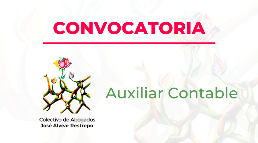 Nueva convocatoria para el cargo de Auxiliar Contable