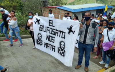 25 Organizaciones piden terminar el apoyo estadounidense a las fumigaciones aéreas con herbicidas en Colombia