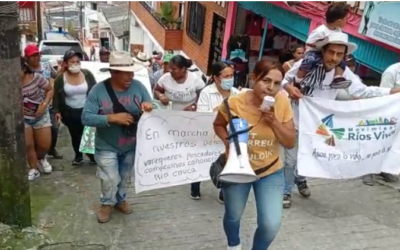 Balance de la Jornada de movilización del Movimiento Ríos Vivos Colombia
