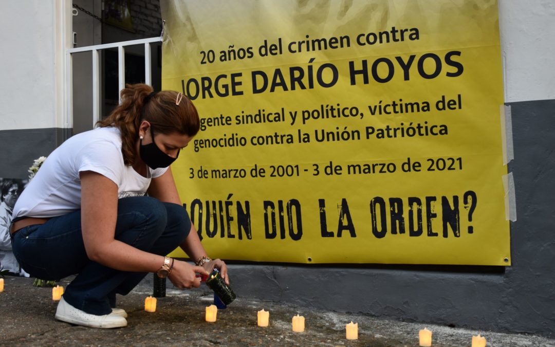 Fiscalía declara de lesa humanidad el asesinato contra el sindicalista Jorge Darío Hoyos 