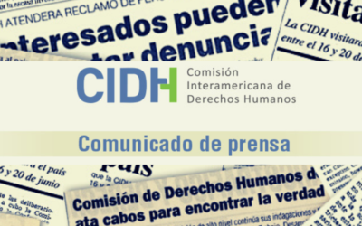 La CIDH anuncia visita de trabajo a Colombia en el contexto de las protestas sociales