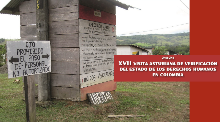 Informe: XVII Visita Asturiana de verificación del estado de los Derechos Humanos en Colombia