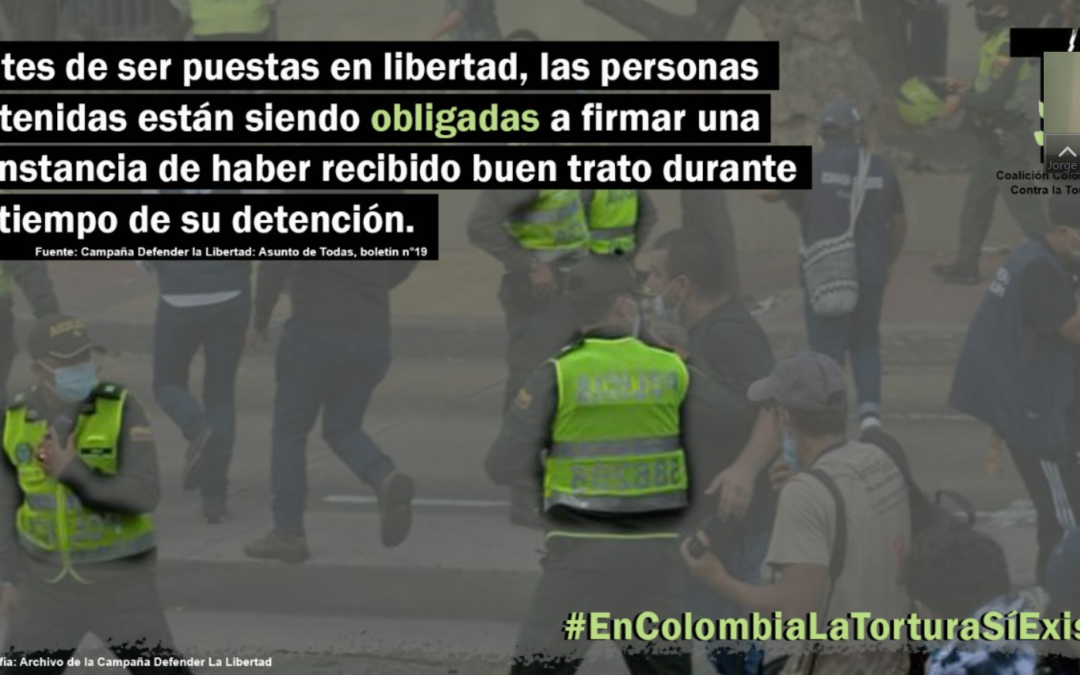 ¡Solidaridad con las víctimas de tortura durante las protestas!