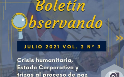 Boletín informativo trimestral sobre derechos humanos de la Coordinación Colombia Europa Estados Unidos