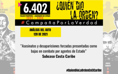 JEP reconoce que hubo una política detrás del asesinato de jóvenes en el Caribe y debe ascender en la cadena de mando