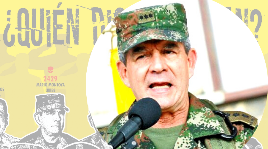 Solicitamos a la justicia ordinaria imputar  a Mario Montoya por “falsos positivos”