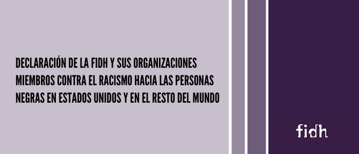 Declaración de la FIDH contra el racismo