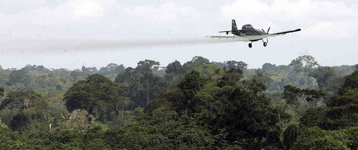 Suspendida la audiencia virtual para retomar las aspersiones aéreas con Glifosato