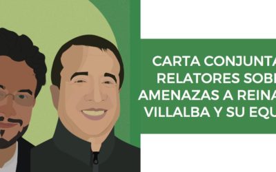 Carta conjunta a relatores sobre amenazas a Reinaldo Villalba y su equipo