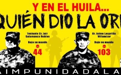 Denuncian censura a mural Quien dio la orden regional en el Huila