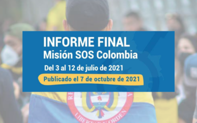 Informe Final Misión SOS Colombia