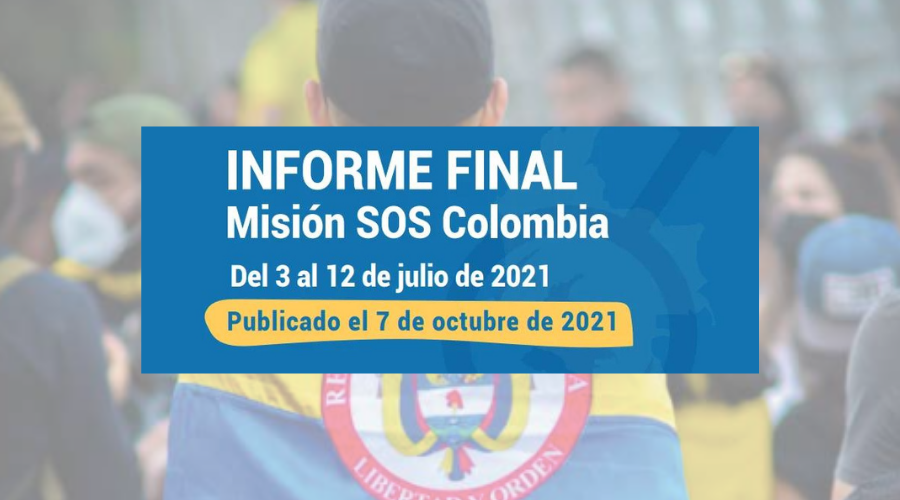 Informe Final Misión SOS Colombia