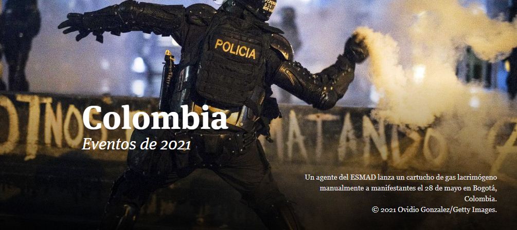 Colombia, eventos de 2021 – Informe mundial de derechos humanos HRW
