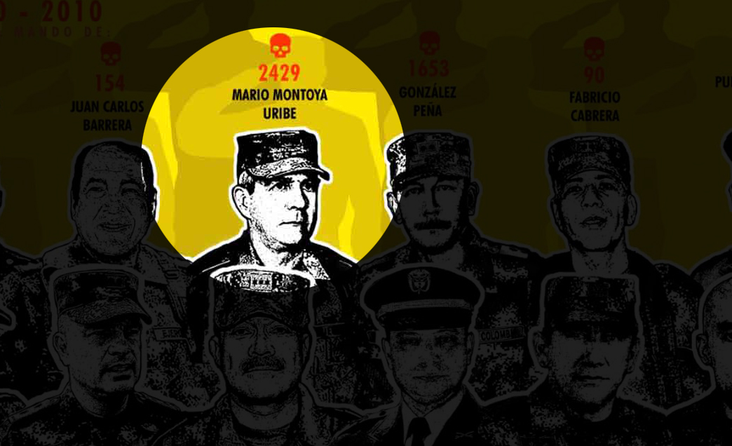 We reject the participation of General (R) Mario Montoya in public acts.