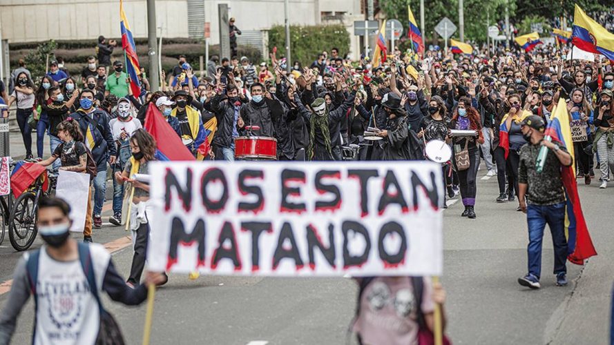 Social organizations ask the European Union not to ignore the human rights crisis in Colombia