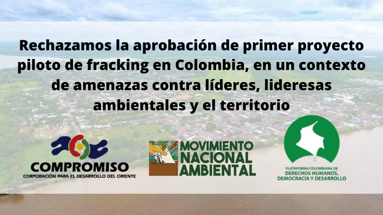 Plataformas DDHH denuncian persecución a comunidades de Puerto Wilches para efectuar un plan piloto de fracking