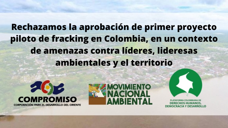 Plataformas DDHH denuncian persecución a comunidades de Puerto Wilches para efectuar un plan piloto de fracking