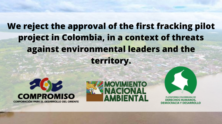 Human Rights Platforms denounce persecution of Puerto Wilches communities to carry out fracking pilot plan