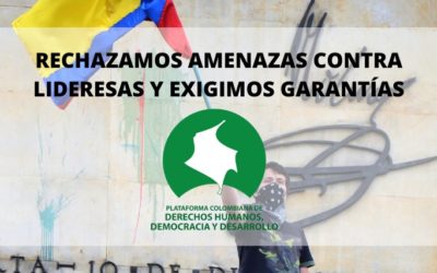 Repudiamos amenazas contra mujeres lideresas y defensoras. Exigimos garantías a la labor de defensa de los derechos humanos