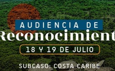 Audiencia de Reconocimiento Subcaso Costa Caribe | 18 de julio de 2022