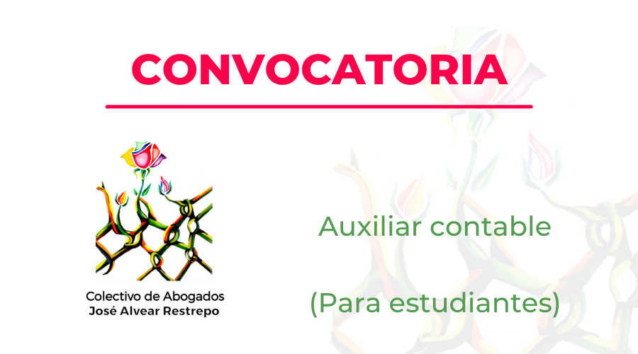 Convocatoria para el cargo de Auxiliar Contable