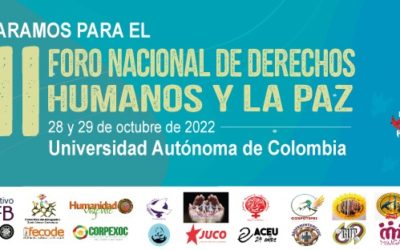 Xlll Foro nacional de derechos humanos y paz