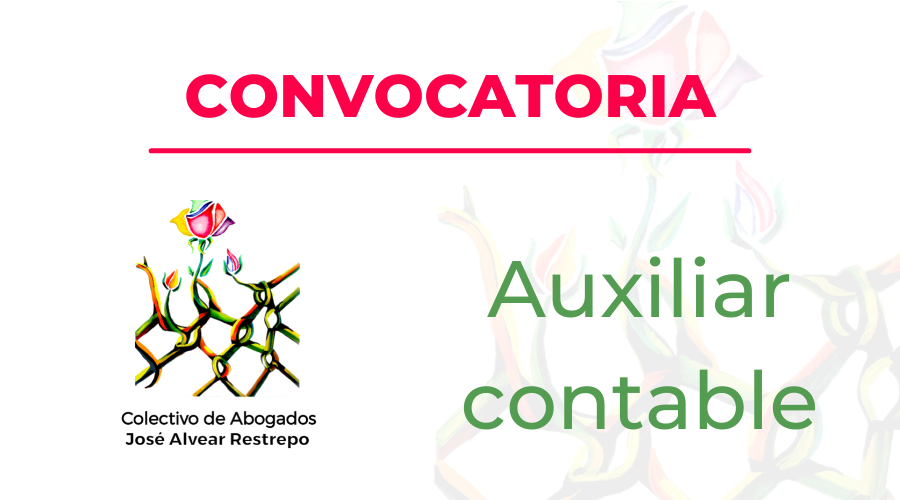 Convocatoria para el cargo de auxiliar contable