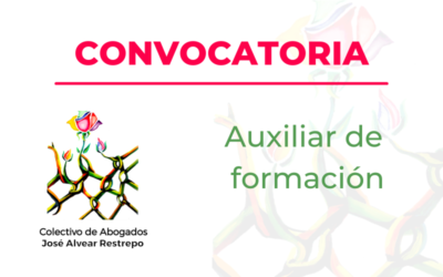 Convocatoria: Auxiliar de formación