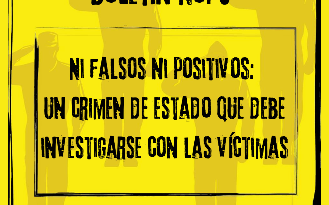 Víctimas piden audiencia pública sobre nueva etapa de investigación nacional de los mal llamados falsos positivos