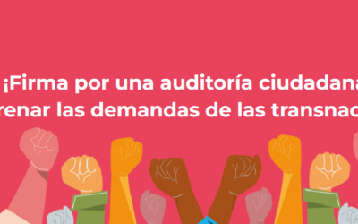 Firma para que el gobierno de Colombia conforme una auditoría ciudadana de los TLC y TBI que permiten millonarias demandas contra el país