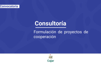 Consultoría para formulación de proyectos de cooperación