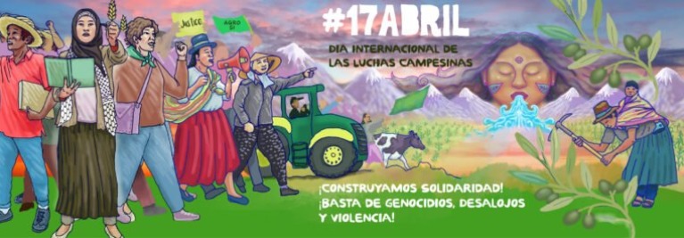 En el Día Internacional de las Luchas Campesinas: ¡Construyamos Solidaridad! ¡Basta de Genocidios, Desalojos y Violencia!