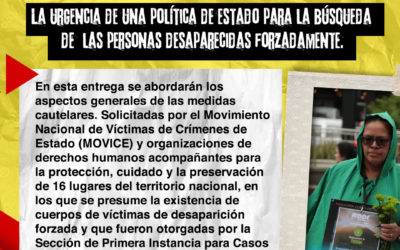 La urgencia de una política de Estado para la búsqueda de las personas desaparecidas forzadamente Boletín La Lupa #8
