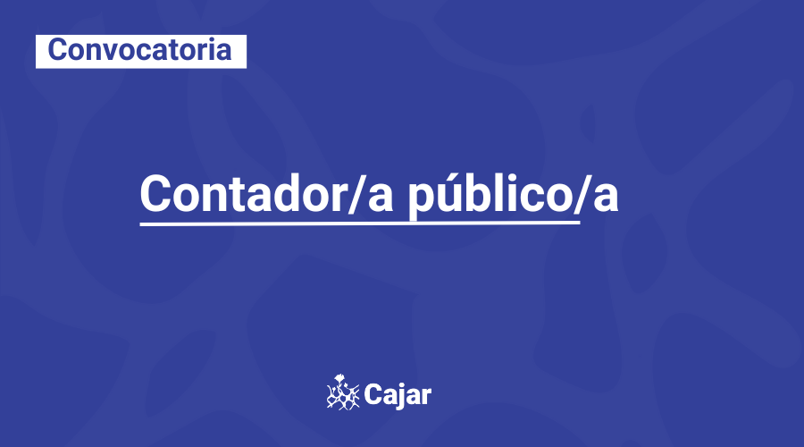 Convocatoria para el cargo de Contador/a Público/a