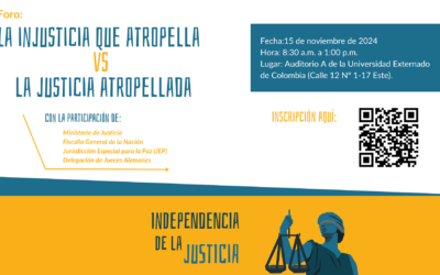 Campaña por la Independencia de la Justicia realizará la segunda versión del Foro Internacional “La Injusticia que Atropella Vs la Justicia Atropellada”