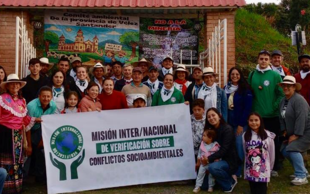 Misión Internacional alerta sobre amenazas socioambientales por proyectos mineros en el sur de Santander
