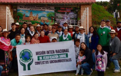 Misión Internacional alerta sobre amenazas socioambientales por proyectos mineros en el sur de Santander
